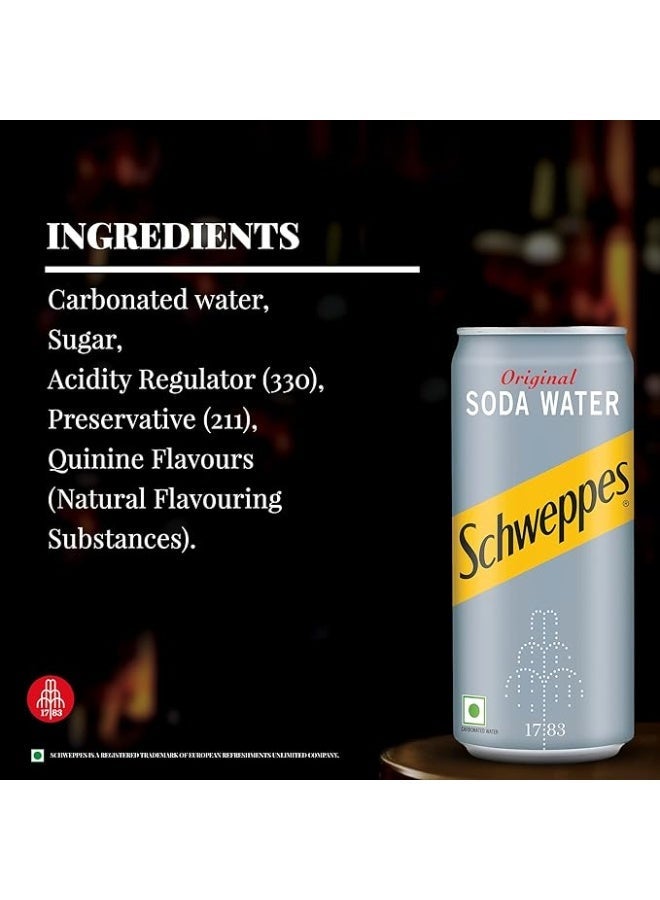 شويبس مياه الصودا شويبس 300 مل علب – عبوة مكونة من 24 | مزيج فوّار فاخر - Image 3